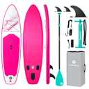 SUPEIMCO 10'6" Inflatable Stand Up Paddle Board - Upgraded Hot Melt Tech, Anti-Slip EVA Deck, Full Accessories for All Skill Levels (Adults & Youth)