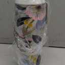 50 Strong Reusable Water Bottle with Time Markers  30 oz BPA-Free Leakproof Bottle with Chug Cap & Easy-Carry Handle  Made in USA (Pretty Flowers)