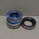 Diaper Genie Essentials Round Refill Pack of 4 | Holds Up to 1280 Newborn Diapers | Features Unscented Continuous Film | Compatible with Diaper Genie Complete and Expressions Pails