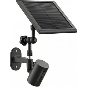 2-in-1 Wall Mount for Ring Solar Panel (2W/4W) & Stick Up Cam Battery, Ring Spotlight Cam Plus/Pro (Battery), Adjustable Angle for Optimal Outdoor Sunlight Exposure, White