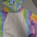 Unicorn Onesie Adult, Unisex Animal Cosplay Pajamas, Christmas and Halloween Costume (Small, Rainbow)