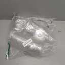 [100 Count] Crystal Clear PET Plastic Flat lids Fits 14, 16, 20, & 24 oz Cups for Iced Coffee, Milkshake, Slurpee, Ice cream, Razzle, Slush, Smoothy, Party's,