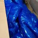Blue Wave 24-ft Round Solar Blanket 8 Mil Pool Cover with Thermal Bubbles to Retain Heat & Reduce Evaporation Fade-Resistant Solar Cover for Above Ground Pools Blue