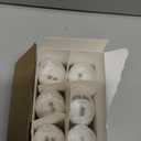 6 Pack LED Black Light Bulb, 6W E12 Candle Blacklight Bulb Level 385-400nm, Body Paint, Glow in The Dark Party E12 LED Light Bulb Neon Glow Fluorescent Poster Candelabra Bulbs