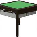 UTEX 2 in 1 Kids Construction Play Table with Storage Drawers and Built in Plate (Espresso with Grey Drwaer)