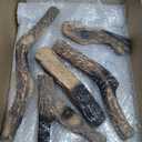 Hisencn Gas Fireplace Logs, 10 Piece Ceramic Wood Log Set for Indoor Outdoor Fireplaces, Vented, Propane, Gas Inserts, Vent-Free, Gel, Ethanol, Electric, Fire Pits Decoration(Large)