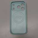 Vooii Magnetic for iPhone 17 Pro Case, Compatible with Magsafe (Premium Liquid Silicone) (Integrated Camera Control Button) Full Body Protective Anti-Scratch Microfiber Lining 6.3", Mint