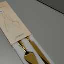 SANEXC Cake Cutting Set for Wedding - Extended Cake Knife And Server Set Thickened Stainless Steel Cake Cutter and Pie Spatula Great for Birthday Anniversary Christmas Gift Silver 2 Pcs