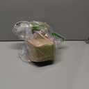 2PCS Burlap Wedding Flower Girl Basket Double Love Heart and Bowknot for Vintage Rustic Wedding