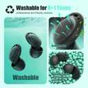 Ear Plugs for Sleeping Noise Reduction, Beinkap Reusable Earplugs Hearing Protection for Focus, Study, Work 6 Pair Eartips in S/M/L Flexible Silicone Soft 35dB Noise Cancelling with Storage Case