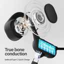 Bone Conduction Sport HeadphonesIPX5 Waterproof Bluetooth 5.4 Earphones,Wireless Open Ear Headset with MicSuitable for Running,Cycling, Outdoor Sports
