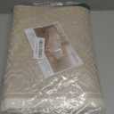 Nordic Beige Rectangular Tablecloth, Premium Drape, Water & Stain Resistant, Elegant Rectangle Table Cover for Dining, Kitchen, Party, Home Decor (86" x 55"Fits tables 62"-72" in length)