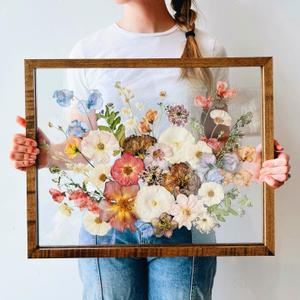 Floating Frame 16x20 Double Glass Shadow Box Frame 12x18 Floating Picture Frames 16x20 Shadow Box Frame Floater Frame 20x24 Floating Frames For Pressed Flowers (16x20/Real Glass, Dark Teak)