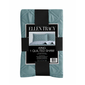 Ellen Tracy™ Single King Quilted Sham - Green, 20" x 36"