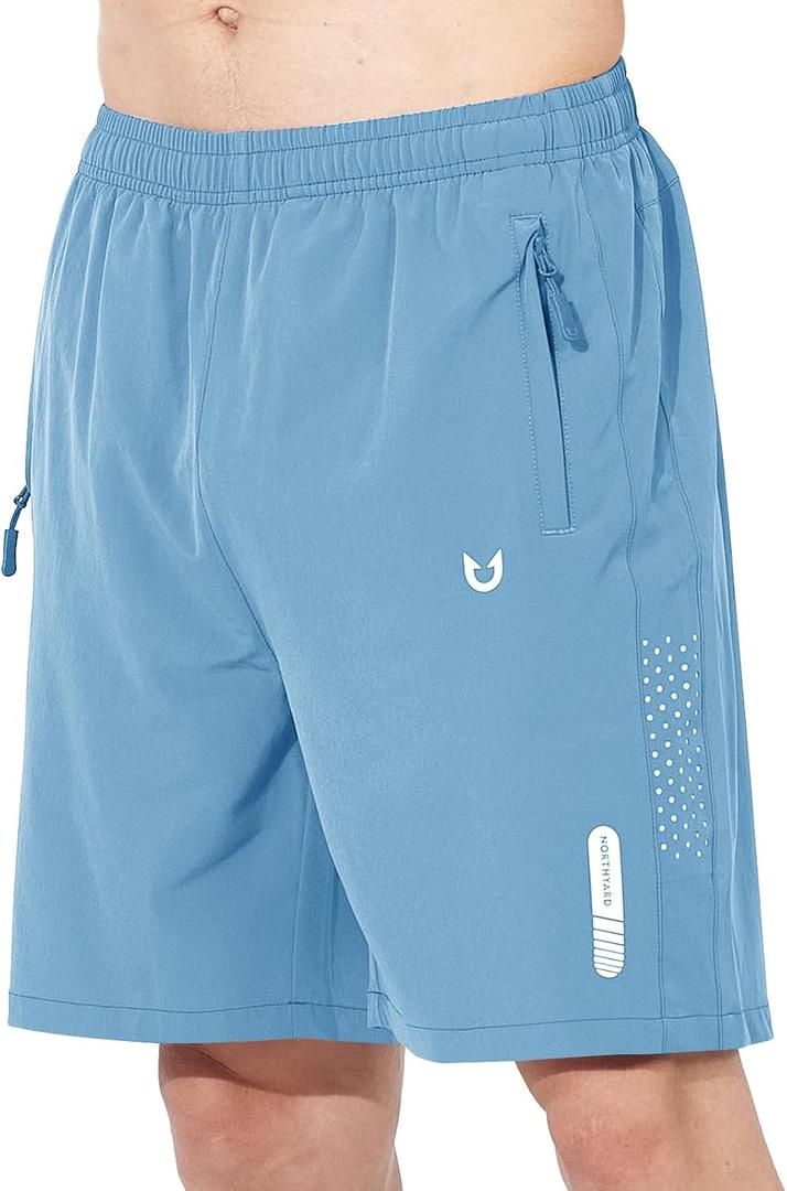 NORTHYARD Men's Athletic Running Shorts Gym Workout Shorts 7"/ 9"/ 5" Quick Dry Lightweight Sports Basketball Exercise Tennis (XX-Large)