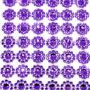 Mandala Crafts Flower Pattern 4 in 10 Yds Purple Bling Wrap Rhinestone Mesh Ribbon Crystal Diamond Wrap Rhinestone Strips Roll for Crafts Wedding Event Decoration