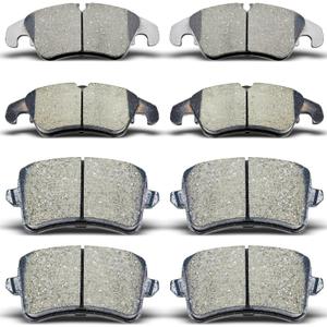 D1322 D1386 Front Rear Ceramic Brake Pads Set Fit For Audi A4/A4 allroad/A4 Quattro/A5/A5 Quattro/allroad/Q5/S4/S5 (8 pcs)