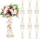 Sziqiqi Gold Wedding Table Centerpiece Tall - 27in Floral Centerpieces for Tables Metal Vases Centros de Mesa para Bodas