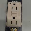 Leviton Renu Self-Test Tamper-Resistant GFCI Outlet, 15-Amp, RGF15-CA, Caf Latte