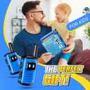 Kids Walkie Talkies Toys for Boys: comedyfun Mini Robots Walkies Talkies 2 Pack Birthday Gifts for 3 4 5 6 7 8 Year Old Boys Toys Age 4 5 6 7 8 Camping Outdoor Games