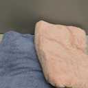 Cleanbear Ultra Soft Bath Towel Set of 2, 100% Cotton Towels for Shower, Spa or Swim Use, Medium Weight Extra Absorbent 55 x 27 1/2 Inches (Pink, Blue-Grey)