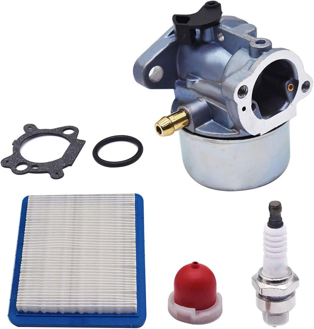 Autoparts 799868 Carburetor Replacement for Briggs Stratton Murray Craftsman Snapper 22 Push Mower 6-6.75 HP Engine with Air Filter Spark Plug