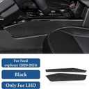 Car Central Gear Shift Sticker Carbon Fiber Decal Interior Trim Cover for Ford Explorer Sport 2020 2021 2022 2023 2024 Accessories