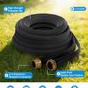 100 FT Garden Hose, Non-Expanding Water Hose, Ultra Flexible, Burst-Resistant, Kink-Free, High-Pressure Garden Hose for Easy All-Weather Use on Lawns, Gardens, and Outdoor Cleaning