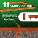 33ft. Cor-Ten Steel Landscape Edging (10-Pack) 40" Metal Edging for Landscaping with 11 Stakes, Hammer-in Metal Landscaping Edging for Yard Pathway & Flower Beds Lawn Edge for Garden Design