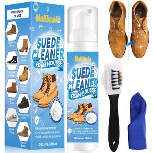 Suede Shoe Cleaner, Suede Cleaner,Nubuck Cleaner, Shoe Cleaner Removes Dirt & Stain for Suede Nubuck Leather Boot