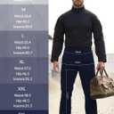 Mens Cargo Pants Tactical Work Construction for Men Ripstop Waterproof Outdoor Hiking with Pockets (Blue, M)