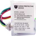 AG3000 120/240V HVAC Surge Protective Device with TPMOV Technology, 3-Mode Mini Split Surge Protector, Watertight Enclosure, Universal for HVAC Equipment and Home Appliances, Easy Monitoring