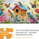 VAIIEYO Bird Puzzles for Adults 1000 Pieces - Birdhouse Flowers, Extra Large Jigsaw Puzzles Butterfly, Fun & Challenging Puzzles, Family Time, Great Gift Idea, Home Decor, Finished Size 31.5 x 16.4in