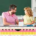 Gueevin 24 Pcs Teacher's Day Appreciation Gifts Bulk 4.7 x 7.5 Inch Teacher Pencil Pouch Party Favors Teaching Essential Pencil Case Envelope Pouch Bags for School Classroom Stationery Office Supplies