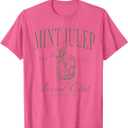 Mint Julep Derby Horse Racing Derby Day Cocktail Lovers T-Shirt 2XL