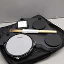 LEKATO Electronic Drum Set, Portable Electric Drum Set for Beginner with Quiet Mesh Snare Drum Pads, 220+ Sounds, USB MIDI, 2 Switch Pedal, Electric Drum Kit with Sticks, Travel Bag