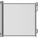 Retractable Safety Baby Gate or Mesh Dog Gate,Durable Portable Mesh Retractable Gate,Easy to Use for Stairs, Doorways, Hallways, Indoor, Outdoor, 33.5" Tall, Up to 45" Wide, Gray