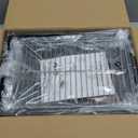 Joyfair Portable Charcoal Grill with Thermometer, Small Tabletop Barbecue Grill for Outdoor Camping Backyard Party BBQ Cooking, Extra Thick Steel & Heavy Duty, Innovative Design & Easy Assembly