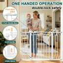 Fairy Baby 29.5"-53.0" Extra Wide Baby Gates for Doorway Pressure Mounted