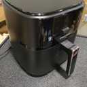 Chefman Air Fryer  6 QT Compact Airfryer for Quick & Easy Meals in Minutes, Features Hi-Fry Technology for Extra Crisp, Touchscreen Controls with 4 Presets, Nonstick & Dishwasher Safe Basket - Black