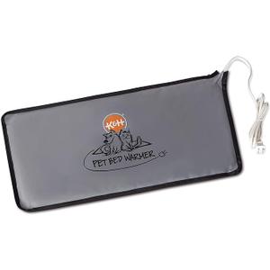 K&H Pet Products Pet Bed Warmer, Turn Any Pet Bed Into a Heated Cat or Dog Bed, Waterproof Indoor Heated Warming Pad Insert, Automatic Temperature, Safety Listed  Large 24.5 X 11.75in Gray