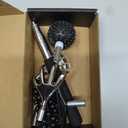 Back Scratcher Extendable for Men/Women: Telescoping Back Scratcher with 5Pcs Detachable Scratching Heads Fathers Day Dad Birthday Gifts Relaxation Christmas Gift for Office Workers Everyday Home Use