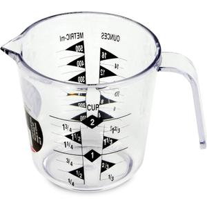 Chef Craft Select Plastic Measuring Cup, 2 Cup, Clear