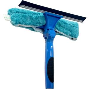 EVERSPROUT Swivel Squeegee & Microfiber Glass Window Scrubber, Light-Weight Window Cleaning Kit Without Extension Pole (Attachment Only - No Pole)
