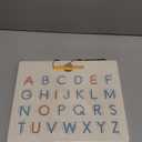 GAMENOTE Double Sided Magnetic Letter Board - 2 in 1 Alphabet Magnets Tracing Board for Toddlers ABC Letters Uppercase & Lowercase Practicing Learning Education Toys