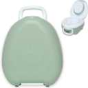 My Carry Potty - Green Pastel Travel Potty, Award-Winning Portable Toddler Toilet Seat for Kids to Take Everywhere