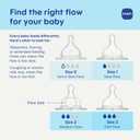 MAM 4.5oz Easy Start Anti-Colic Wide Neck Vented Baby Bottle, Extra Slow Flow Breastfeeding-Like Silicone Nipple, Reduces Colic, Gas & Reflux, Easy to Clean, BPA Free, 0+ Months, Made in Europe (2 Count (Pack of 1), Purple Iris)