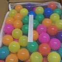 170 PCS Ball Pit Balls 2.1-2.2 Free Crush Proof Plastic Ball for Baby and Toddler -8 Bright Colors with Zip Storage Bag,Baby Pool Water Toys,Kiddie Pool