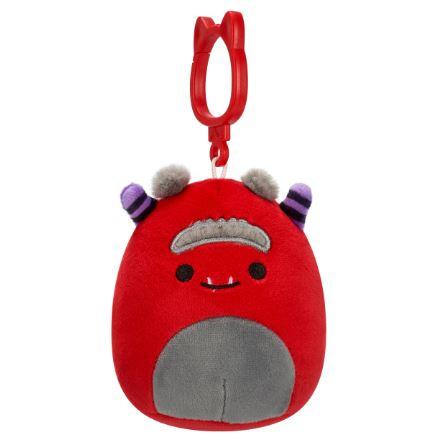 Halloween Squishmallow Jeb the Burgundy Monster with Grey Unibrow