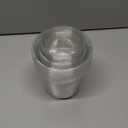 Bonviee 36 Packs 3.5/4/5 Inch Clear Nursery Pots, Transparent Plastic Planter with Drainage Holes, Seed Starting Pot Flower Plant Container -Clear